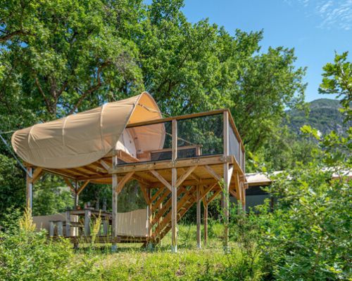 camping hautes alpes 4 étoiles location hébergement insolite